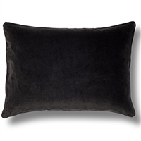 Elitis Eurydice CO 122 89 03 velvet solid ebony throw pillow.  Click for details and checkout >>