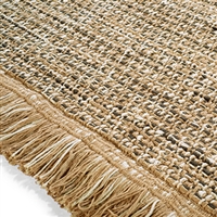 Elitis Havana Smoke.  Honey yellow jute and chenille luxurious area rug.  Click for details and checkout >>