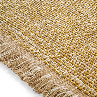 Elitis Havana Curry.  Oatmeal jute and chenille luxurious area rug.  Click for details and checkout >>