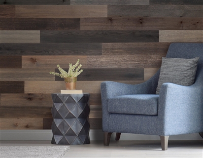Cobalt Real Wood Wall Peel and Stick Wall Planks.  Click for details and checkout >>