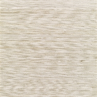 Elitis Panama VP 710 05.   Sandy brown infused color sisal stripe vinyl textured wallpaper.  Click for details and checkout >>
