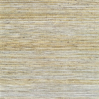 Elitis Panama VP 710 09.   Prairie yellow infused color sisal stripe vinyl textured wallpaper.  Click for details and checkout >>
