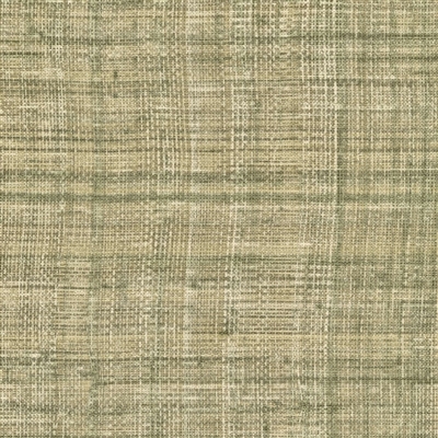 Elitis Matieres a Vegetales VP 983 61.  Sage green embossed vinyl wallpaper grass cloth aspect. Click for details and checkout >>