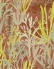 Elitis Flower Power TP 303 02.  Mauve & lime green desert succulent print wallpaper.  Click for details and checkout >>