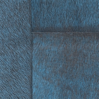 Elitis Indomptee VP 618 17.  Dark blue faux fur embossed wallpaper.  Click for details and checkout >>