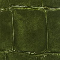 Elitis Big Croco VP 423 30.  Green large scale crocodile embossed vinyl wallpaper.  Click for details and checkout >>