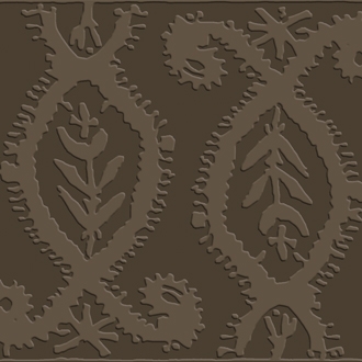 Elitis Alliances RM 746 68.  Chocolate Brown Acoustical Wallpaper.  Click for details and checkout >>