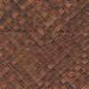 Elitis Matieres a Vegetales VP 985 80.   Dark brown embossed vinyl wallpaper rattan aspect. Click for details and checkout >>