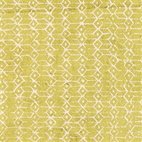 Elitis Domino Empreinte RM 250 05.  Yellow geometric art deco  wallpaper.  Click for details and checkout >>