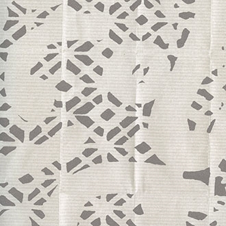 Elitis Pleats TP 183 01.  Off White Lacey Print Wallpaper.  Click for details and checkout >>