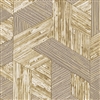 Elitis Formentera VP 717 02.  Tan multicolored mid century textured wallpaper.  Click for details and checkout >>