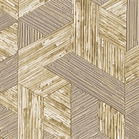 Elitis Formentera VP 717 02.  Tan multicolored mid century textured wallpaper.  Click for details and checkout >>