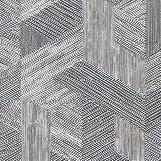 Elitis Formentera VP 718 04.  Silver multicolored mid century textured wallpaper.  Click for details and checkout >>