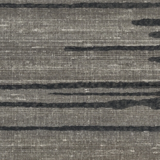 Elitis Soie Changeante VP 930 80.  Gray and black staggered horizontal stripe vinyl silk effect wallpaper for a wall. Click for details and checkout >>
