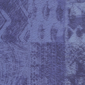 Elitis Memoires Kilim VP 654 04.  Plum purple faux horsehide patchwork print wallpaper.  Click for details and checkout >>
