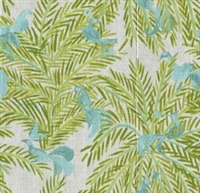 Elitis Volver VP 923 02.  Hollywood chic green botanical vinyl raffia embossed wallpaper for a wall. Click for details and checkout >>