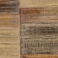 Elitis Anguille Legend VP 425 04.  Umber brown faux eel skin wallpaper.  Click for details and checkout >>