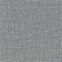 Elitis Lins Brodes VP 953 04.   Dark gray embossed vinyl wallpaper with linen fabric aspect. Click for details and checkout >>