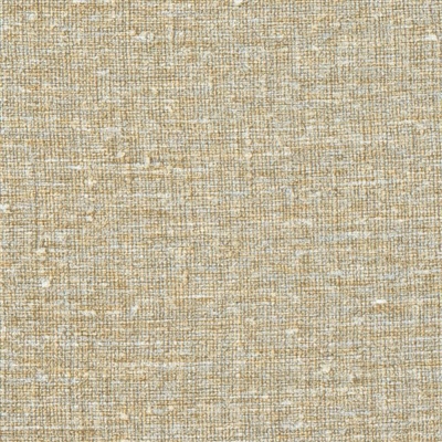 Elitis Lins Brodes VP 953 11.   Tan with a hint of blue embossed vinyl wallpaper with linen fabric aspect. Click for details and checkout >>