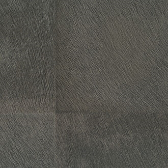 Elitis Memoires Loup VP 656 03.   Faded black faux horsehide patchwork wallpaper.  Click for details and checkout >>