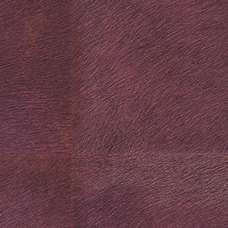 Elitis Memoires Loup VP 656 05.  Maroon red faux horsehide patchwork wallpaper.  Click for details and checkout >>