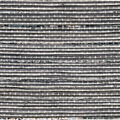 Elitis Paille RM 402 90. Black Metallic grass cloth wallpaper.  Click for details and checkout >>