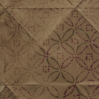 Elitis Pleats TP 172 03.  Brown Tufted Wallpaper.  Click for details and checkout >>