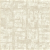 Elitis Voiles De Papier Messages TP 331 01.  White abstract geometric square print wallpaper.  Click for details and checkout >>