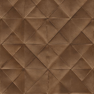 Elitis Pleats TP 170 12.  Brown Diamond Tufted Wallpaper.  Click for details and checkout >>