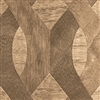 Elitis Nappees RM 435 72.  Walnut custom inlay geometric pattern real wood wallpaper.  Click for details and checkout >>