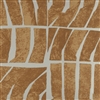 Elitis Voiles De Papier Ondes TP 328 04.  Brown mosaic tile print wallpaper.  Click for details and checkout >>