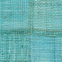 Elitis Epure RM 666 42.  Teal handmade burlap wallpaper.  Click for details and checkout >>