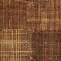 Elitis Epure RM 666 72.  Golden brown handmade burlap wallpaper.  Click for details and checkout >>