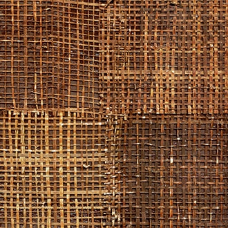 Elitis Epure RM 666 72.  Golden brown handmade burlap wallpaper.  Click for details and checkout >>