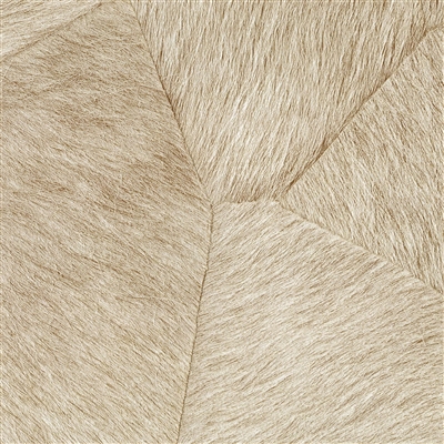Elitis Sauvages VP 967 02.   Tan embossed vinyl wallpaper geometric faux animal hide. Click for details and checkout >>