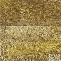 Elitis Nomades VP 893 11.  Reclaimed Golden Yellow Wood Plank Wallpaper. Click for details and checkout >>
