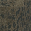 Elitis Memoires Panthere VP 653 04.  Dark brown faux hide leopard print wallpaper.  Click for details and checkout >>