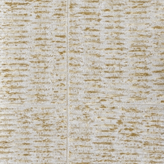 Elitis Natural Mood Mimbre Precioso VP 915 03.  Off white with gold highlights faux basket weave embossed vinyl wallpaper.  Click for details and checkout >>