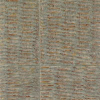 Elitis Natural Mood Mimbre Precioso VP 915 11.  Brown with a hint of blue faux basket weave embossed vinyl wallpaper.  Click for details and checkout >>