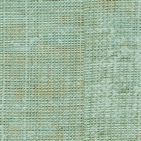 Elitis Rafia VP 601 42.  Teal patchwork hand woven texture vinyl wallpaper.  Click for details and checkout >>