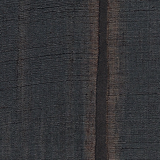 Elitis Nomades VP 895 71.   Coal black stripe silk and linen weave vinyl wallpaper for a wall. Click for details and checkout >>