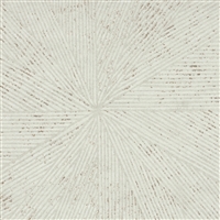 Elitis Grand Hotel Stardust TP 336 01.  White sunburst pattern art deco wallpaper.  Click for details and checkout >>