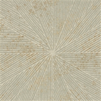 Elitis Grand Hotel Stardust TP 336 02.  White with gold flake sunburst pattern art deco wallpaper.  Click for details and checkout >>