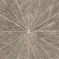 Elitis Grand Hotel Stardust TP 336 03.  Brown and white sunburst pattern art deco wallpaper.  Click for details and checkout >>