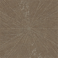 Elitis Grand Hotel Stardust TP 336 09.  Tan sunburst pattern art deco wallpaper.  Click for details and checkout >>