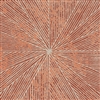 Elitis Grand Hotel Stardust TP 336 11.  Orange sunburst pattern art deco wallpaper.  Click for details and checkout >>