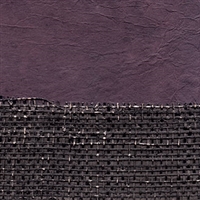 Elitis Epure RM 667 80.  Black and purple burlap horizontal stripe wallpaper.  Click for details and checkout >>