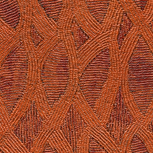 Elitis Perles VP 912 07.  Orange lace embossed vinyl beaded wallpaper. Click for details and checkout >>