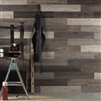 Scrap Wood Wall Peel and Stick Wall Planks.  Click for details and checkout >>
