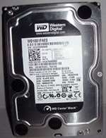 WESTERN DIGITAL WD1001FAES WD CAVIAR BLACK 1TB 7200RPM SATA-6GBPS 64MB BUFFER 3.5INCH LOW PROFILE (1.0 INCH) HARD DISK DRIVE. REFURBISHED. IN STOCK.